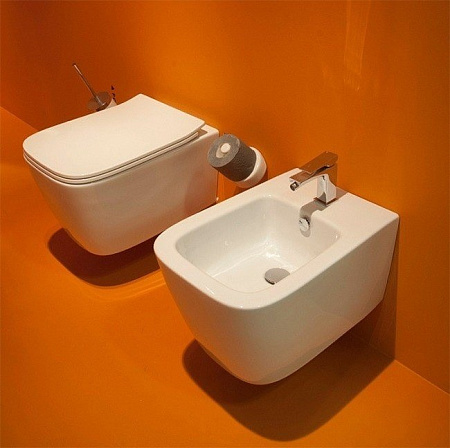 Биде подвесное ArtCeram A16 ASB004 05;00 белый матовый 