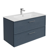 Тумба с раковиной Kerama Marazzi Piano Classic PIA.CL.95\BLU.M 95 ясень синий матовый