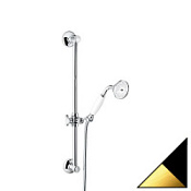 Душевой гарнитур Emmevi C02541OANO черный/золото