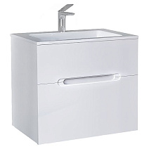 Тумба с раковиной Jorno Modul Mоl.01.62/P/W 65 подвесная, белая