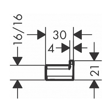 Крючок Hansgrohe AddStoris 41742000 хром