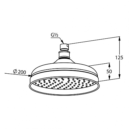 Верхний душ Kludi Adlon 2751005 хром