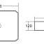 Раковина накладная BelBagno BB1386 36.5x50.5x13.5 белый - фото 3