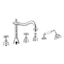 Смеситель Migliore Princeton 19357 на борт ванны, хром