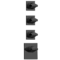 Смеситель Bossini Apice Z035205.073 термостатический для ванны, черный матовый