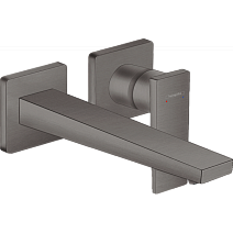 Смеситель Hansgrohe Metropol 32526340 для раковины, настенный, шлифованный черный хром