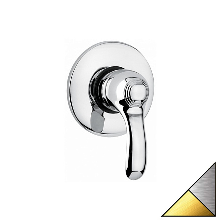 Смеситель Emmevi Harmony 22009CO для душа, хром/золото