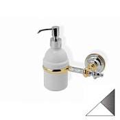 Дозатор для жидкого мыла Stil Haus Giunone G30(03) хром/белый