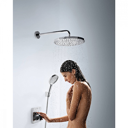 Термостат Hansgrohe ShowerSelect 15763670 для душа, черный матовый