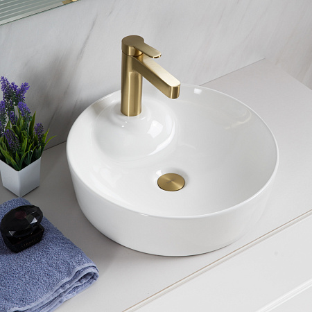 Раковина накладная BelBagno BB1306 43x43x13 белый