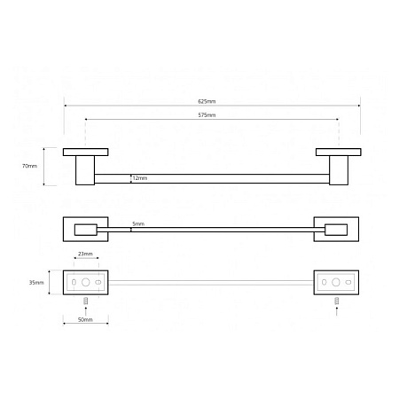 Полотенцедержатель Bemeta Plaza 118104042