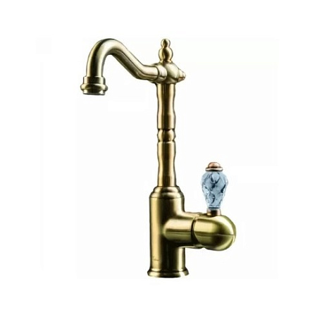 Смеситель Boheme Crystal 302-CRST для раковины, бронза