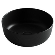 Раковина накладная Ceramica Nova Element CN6073MB 35.6x35.6x13.5 черный матовый