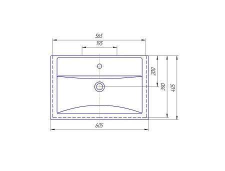 Мебельная раковина Aqwella Фостер 4640021060773 60