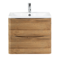 Тумба с раковиной BelBagno Acqua ACQUA-600-2C-SO-RR 60 подвесная, Rovere Rustico