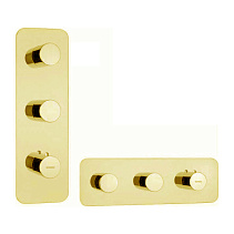 Смеситель Bossini Oki Z031204.021 для ванны с душем (внешняя часть), золото