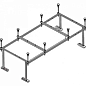 Каркас для ванны Santek Санторини 1WH302499 150х70
