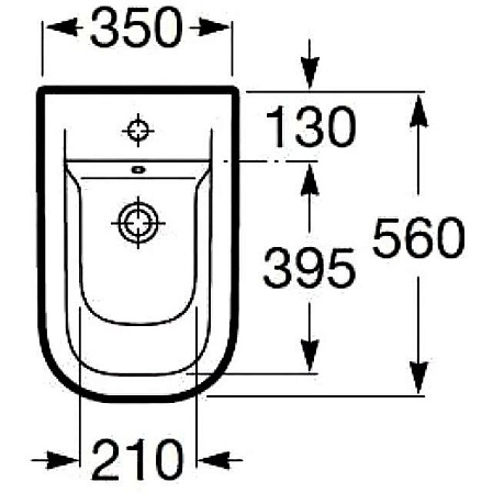 Крышка для биде Roca Gap 80647200B с микролифтом