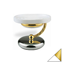 Мыльница Stil Haus Giunone G719(04) белый/золото