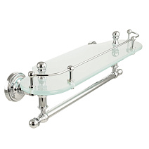 Полка Migliore Mirella 17248 с полотенцедержателем, хром