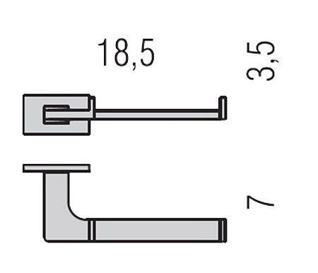 Держатель туалетной бумаги Colombo Look B1608.CR хром