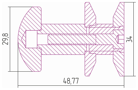 Вешалка Сунержа Сфера 03-2010-0001 для водяных и электрических, золото