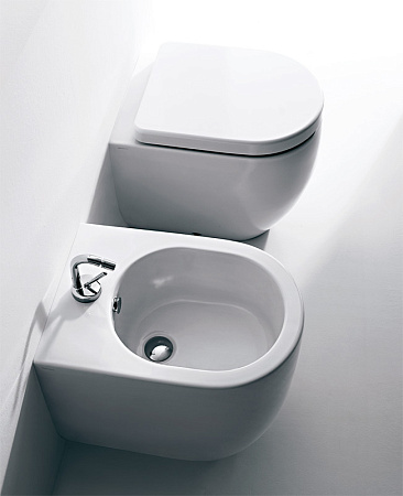 Унитаз приставной Kerasan Flo 311601 белый