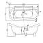 Акриловая ванна BelBagno BB05 182.5x75 белый - фото 2