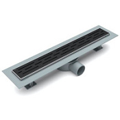 Душевой лоток Esbano Eco E-RAIN-50MB с решёткой, черный матовый