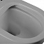 Унитаз подвесной ABBER Bequem AC1103MG безободковый, серый матовый - фото 6
