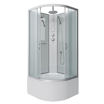 Душевая кабина Niagara Classic NG-2308-14BKT 90x90x210 стекло матовое/профиль серебро