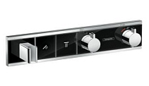 Термостат Hansgrohe RainSelect 15355600 для душа, черный/хром