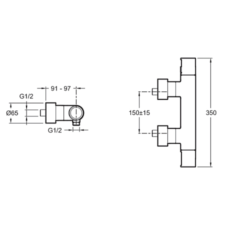 Смеситель Jacob Delafon Composed E73164-CP для душа