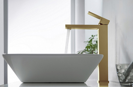 Смеситель Timo Selene 3011/17F для раковины, золото матовое