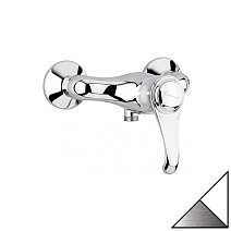 Смеситель Emmevi Tiffany 6002BC для душа, белый/хром