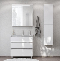 Мебель для ванной Roca The Gap A857406806 80 три ящика,белый глянец