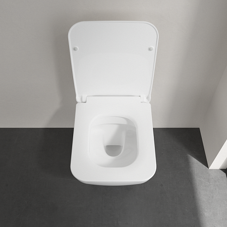Унитаз подвесной Villeroy & Boch Venticello Plus 4611RLR1 белый альпин CeramicPlus
