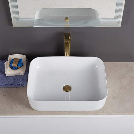 Раковина накладная BelBagno BB1304 39.5x50.5x13 белый