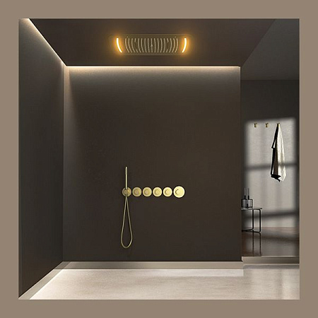 Душевой комплект Timo Saona SX-2319/17SM золото матовое