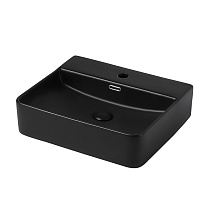 Раковина накладная ABBER Rechteck AC2203MB черный матовый