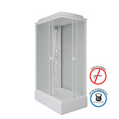 Душевая кабина Niagara Promo P100/80/26Q/MT 100x80x215 L/R стекло матовое/профиль белый