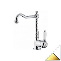 Смеситель Emmevi Laguna 40513BO для раковины, белый/золото