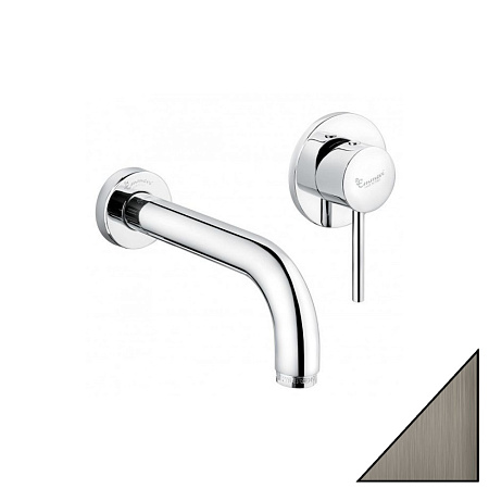 Смеситель Emmevi Piper 45055/NS для раковины, зачищенный никель