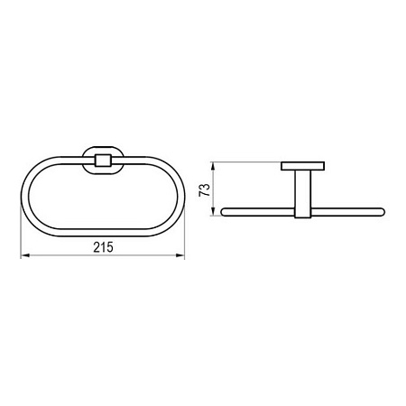 Полотенцедержатель Ravak Chrome CR 300 X07P190
