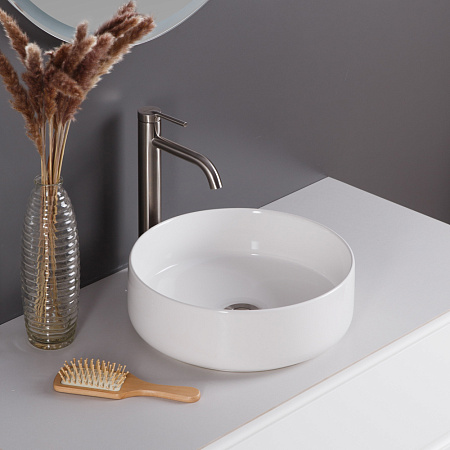 Раковина накладная BelBagno BB1357 37.5x37.5x12 белый
