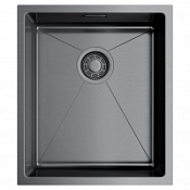 Кухонная мойка Omoikiri Taki 38-U/IF-GM 38х44 вороненая сталь