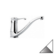 Смеситель Emmevi Tiffany 6095BC для кухонной мойки, белый/хром