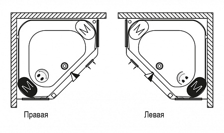 Ванна акриловая Riho Austin B005001005 145x145