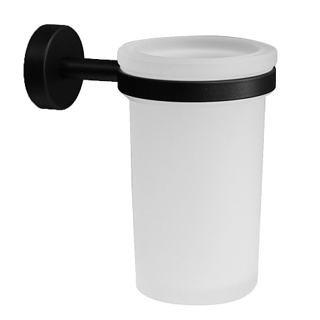 Стакан Palazzani 9943N138 черный матовый