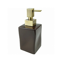 Дозатор для жидкого мыла Stil Haus Prisma 795(25-MA) настольный, бронза/коричневый